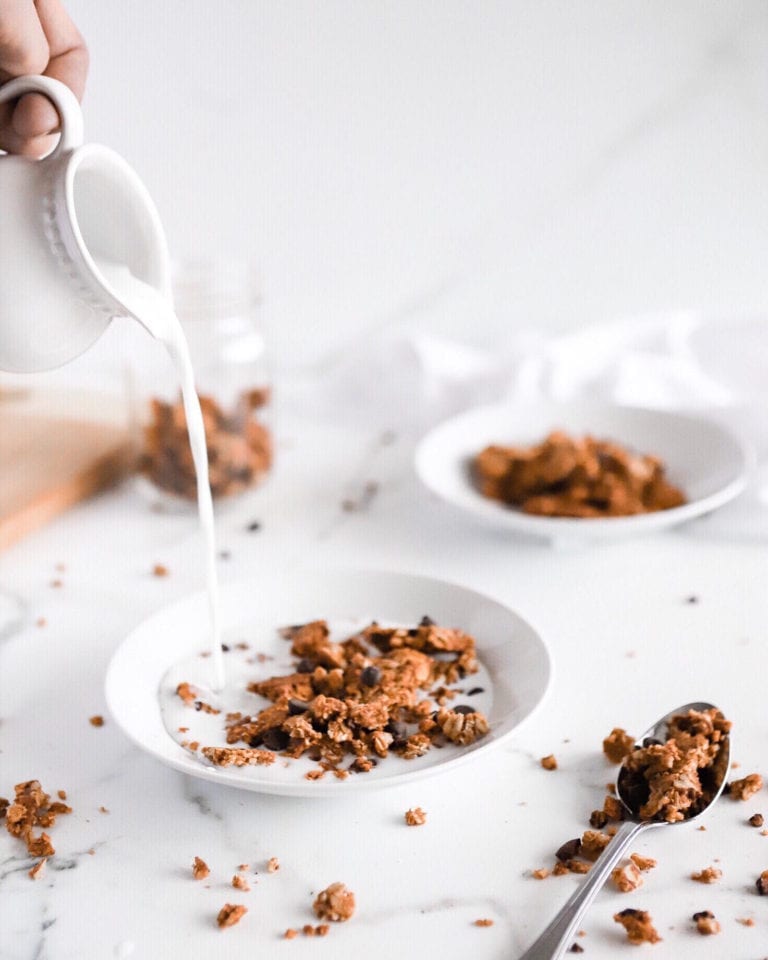 Chocolate Chip Oatmeal Cookie Granola Recipe