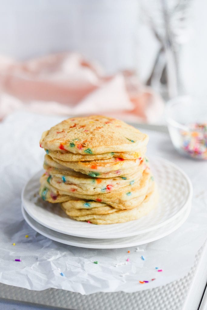 The Best Ever Gluten Free Vegan fluffy Pancakes (birthday Cake Flavour