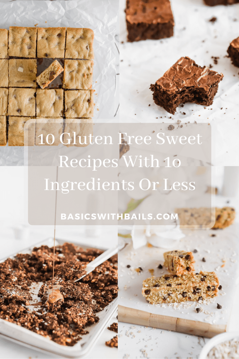 Gluten Free Desserts With Minimal Ingredients (Easy)