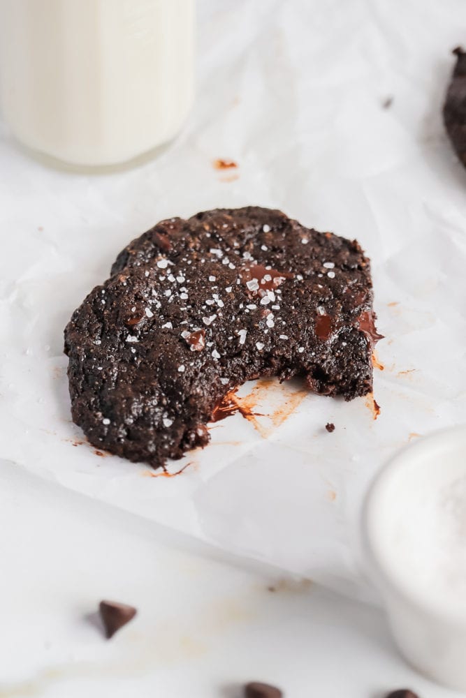 Chocolate Brownie Sea Salt Cookies (Gluten Free & Dairy Free) – Basics ...