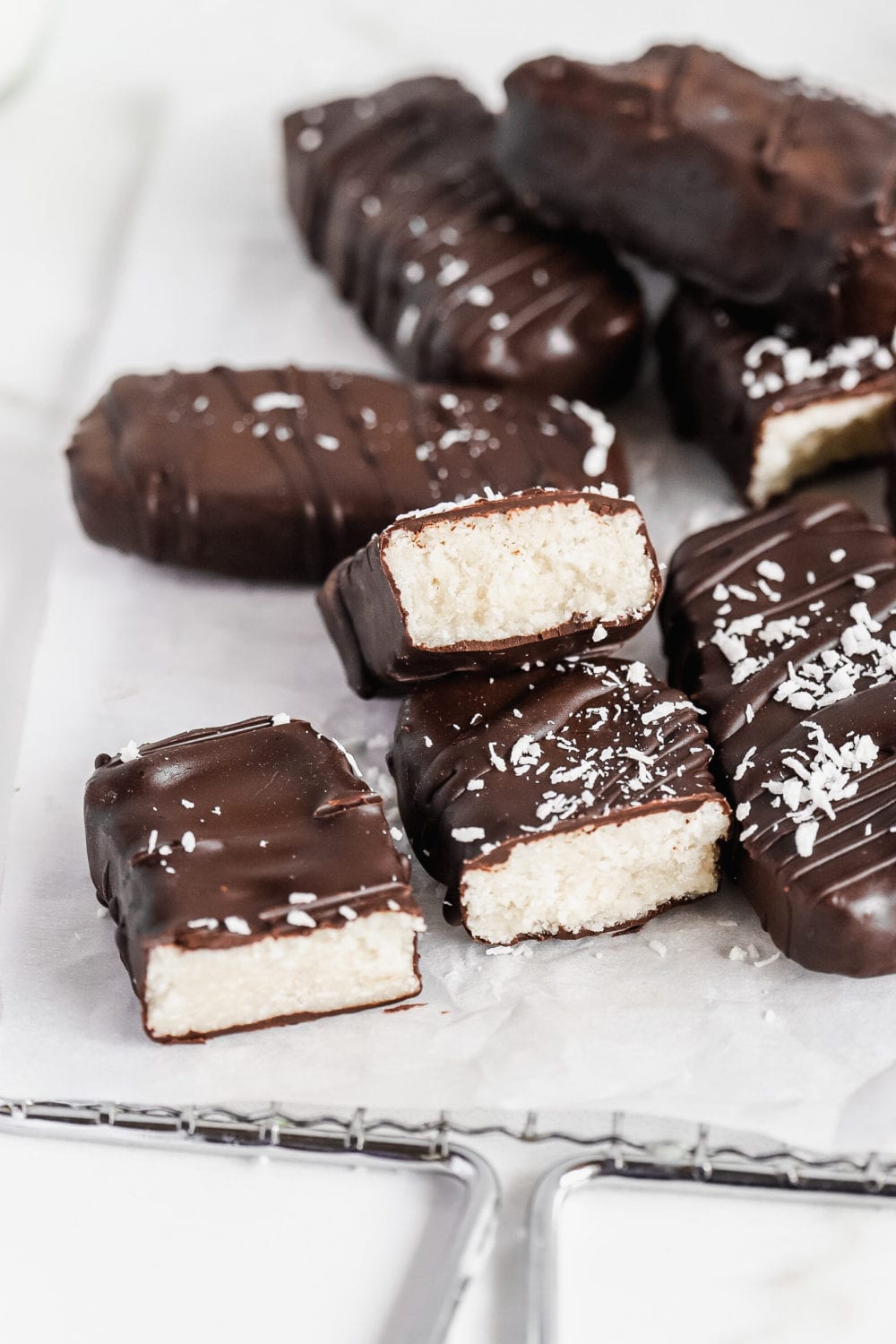 Bounty recipe  Easy No-Bake Coconut Bounty bars - Flavours on Plate