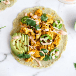 easy delicious breakfast taco ideas with tofu scramble