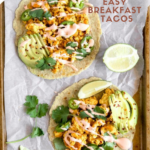 gluten free breakfast taco recipe with vegan chipotle mayo