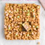 easy no bake peanut butter marshmallow square recipe