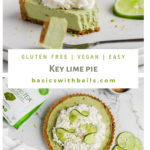 8 ingredient easy vegan key lime pie