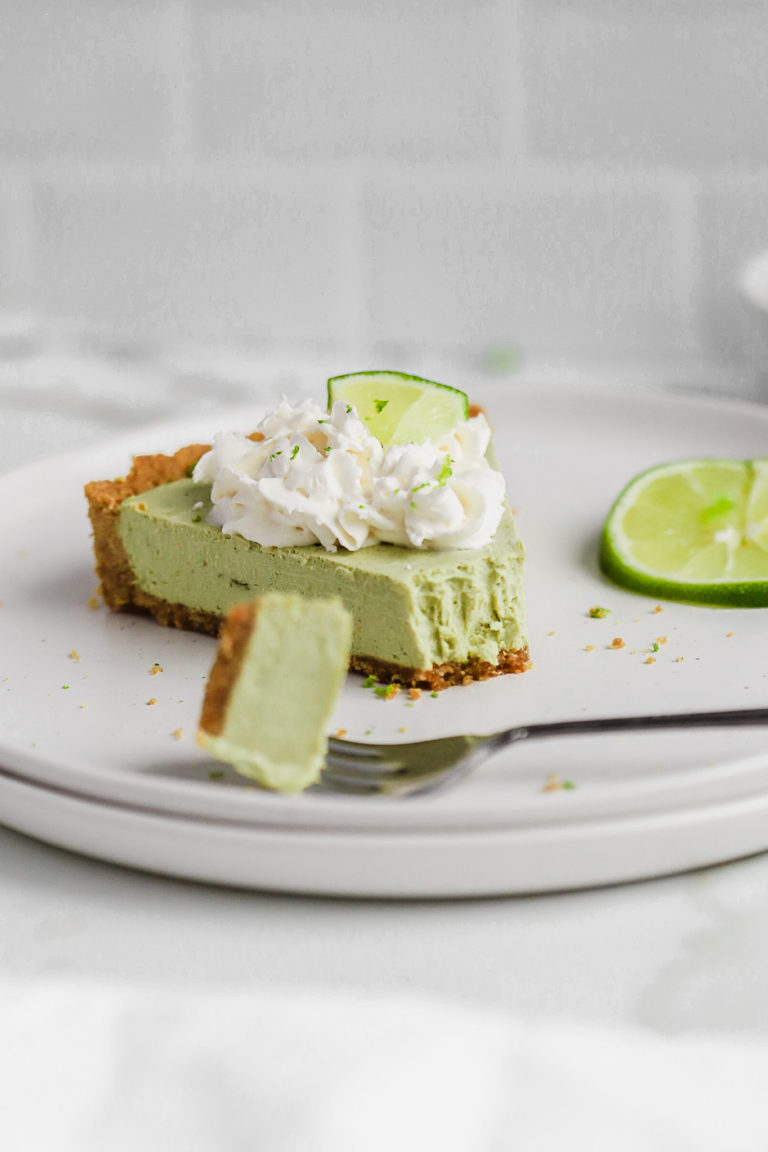 key lime pie with whipped cream