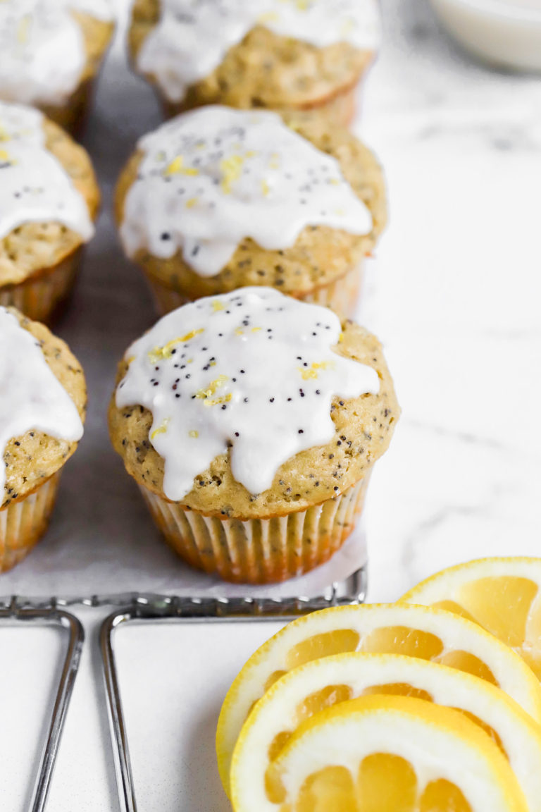 Homemade 10 ingredient lemon poppyseed muffin recipe