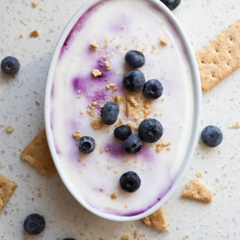 Protein Loaded Blueberry Overnight Oats