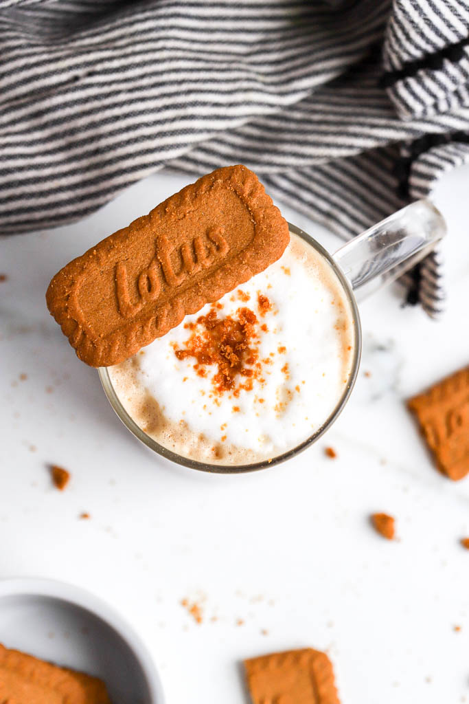 Biscoff Cookie Butter Latte Recipe - Basics With Bails