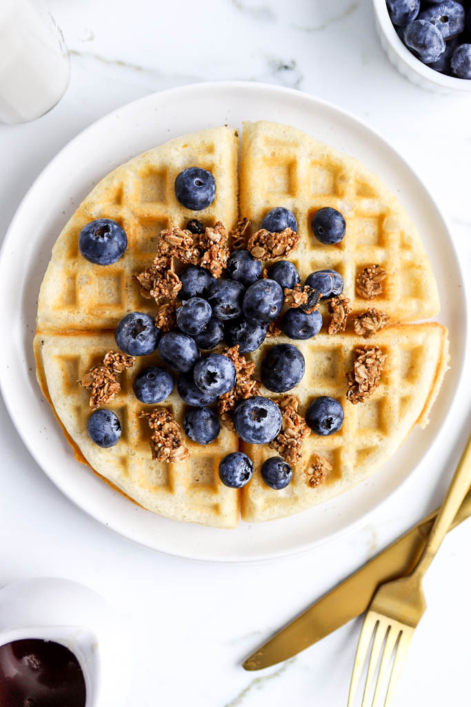 protein waffle recipe for busy mornings