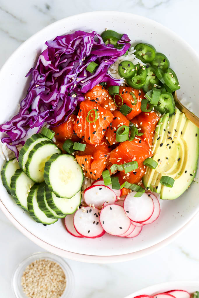 Best Spicy Salmon Bowl Recipe - How to Make Spicy Salmon Bowls
