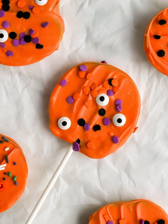 Halloween Chocolate Covered Apples