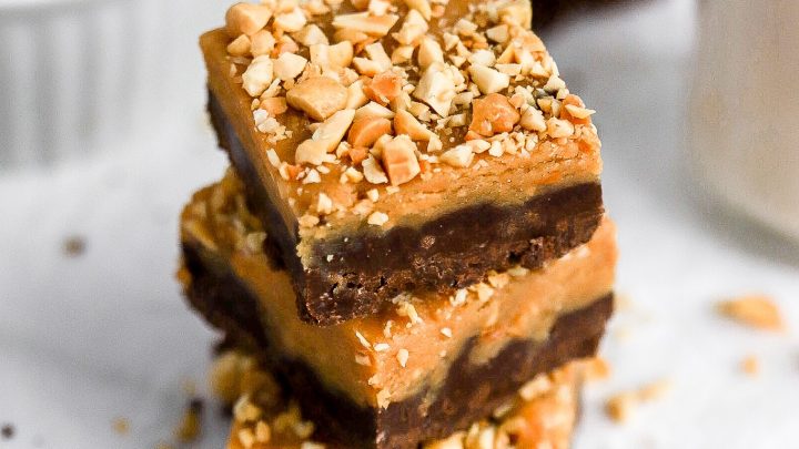 Easy Chocolate Peanut Butter Swirl Fudge - Sprinkle Bakes