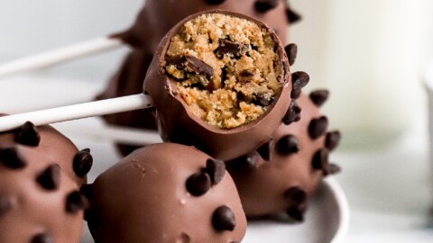 Copycat Starbucks Cookie Dough Cake Pops (No-Bake) - Basics With Bails