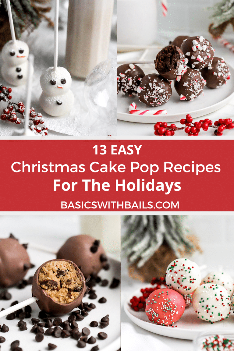 different christmas cake pop recipes for the holidays