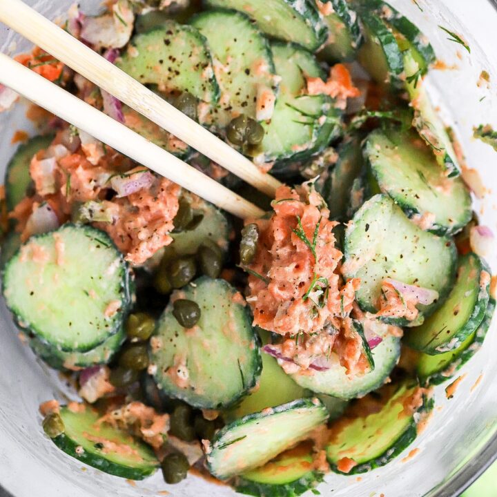 Viral Cucumber Salad Jar (Easy TikTok Recipe)-image