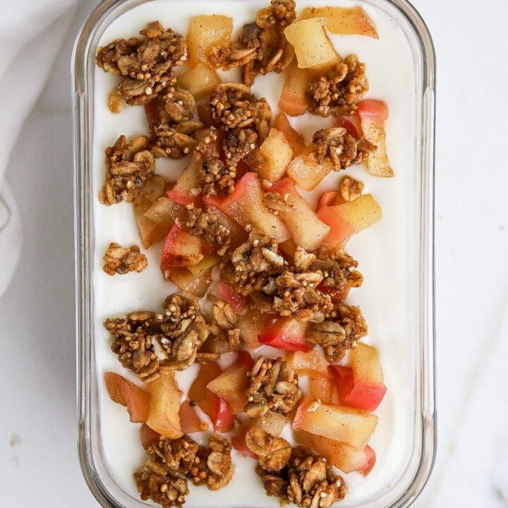 Apple Pie Overnight Oats (Easy Protein Recipe)-image